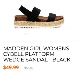 Madden Girl Women Platform Wedge Sandals